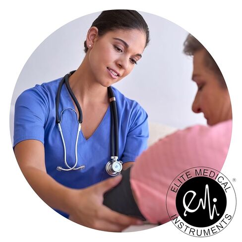 سماعة طبية لطب القلب من Elite Medical مع قطعة صدر مزدوجة الرأس من الفولاذ المقاوم للصدأ (ESC-222) in Saudi Arabia