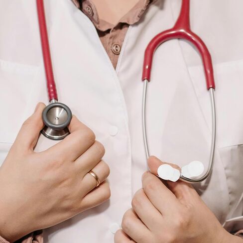 طقم غشاء سماعة الطبيب البديل من Baluue مع أطراف أذن لولبية من السيليكون الناعم المتوافق مع البالغين والأطفال من أجل إغلاق مريح واستخدام طبي in Saudi Arabia