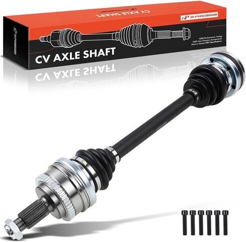 A-Premium CV Axle Shaft Assembly Compatible with BMW 318i 1991-1992, 318is 1991, 325i 1987-1993, 325is 1987-1991, M3 1988-1991, 1.8L 2.3L 2.5L, Rear Left or Right, Replace# 33211225941, 33211226330 in Kuwait