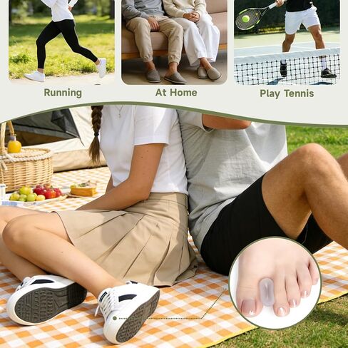 16 قطعة من فواصل أصابع القدم، فواصل جل لأصابع القدم للنساء والرجال، مصحح ورم، لفرد أصابع القدم المتداخلة، ورم (شفاف) in Kuwait