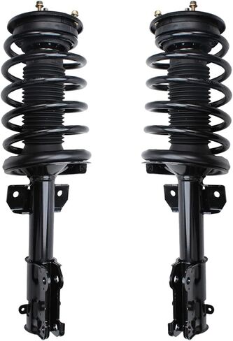 Detroit Axle - 6pc مجموعة تعليق الواجهة الأمامية لعام 2005-2010 Ford Mustang ، اثنين من الدعامات مع مجموعة الربيع لفائف 2 أذرع التحكم السفلى مع مفصل الكرة 2 Sway Bar End Links 2006 2007 2009 2009 البديل in Saudi Arabia