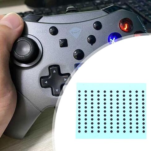 Conductive Button Pads Conductive Dots Circular Remote Control Key Touch, Conductive Tape for Key Contact Failure Maintenance, 3mm 121Pcs in Kuwait