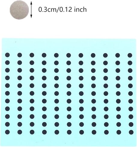 Conductive Button Pads Conductive Dots Circular Remote Control Key Touch, Conductive Tape for Key Contact Failure Maintenance, 3mm 121Pcs in Kuwait