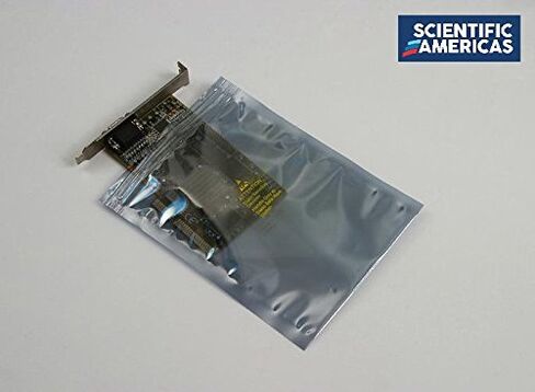 2000 (100/PKG) أكياس حماية مفتوحة من الأعلى مضادة للكهرباء الاستاتيكية، 6 بوصة × 8 بوصة (البعد الداخلي)، بولي إيثيلين مبدد للكهرباء الاستاتيكية in Kuwait