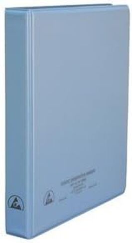 Desco Blue ESD / Anti-Static Binder - 10.3 in Length - 1 in Wide - 0.016 in Thick - 07431 [PRICE is per EACH] in Kuwait
