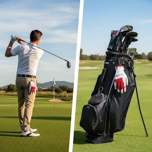 2 Pcs Golf Glove Holder, Glove Stretcher Hanger with Keychain, Keeper Rack Golf Gloves Dryer Shaper Tool Accessories Frame Guardian Hook to Bag Gifts for Men Women Golfer in Saudi Arabia