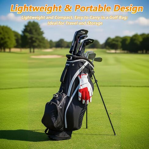 2 Pcs Golf Glove Holder, Glove Stretcher Hanger with Keychain, Keeper Rack Golf Gloves Dryer Shaper Tool Accessories Frame Guardian Hook to Bag Gifts for Men Women Golfer in Saudi Arabia