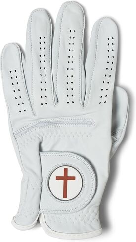 Palmetto Golf & Belts, Brown Cross, AAA Cabretta Leather Golf Glove in Saudi Arabia