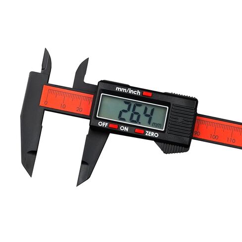 Thermal Grizzly TG Caliper – Digital 150 mm / 6 in ABS Plastic Caliper for PC DIY, Internal/External/Depth/Step Measurements, LCD Display, Metric & Imperial, IP54‑Dust & Splash Resistant in Saudi Arabia