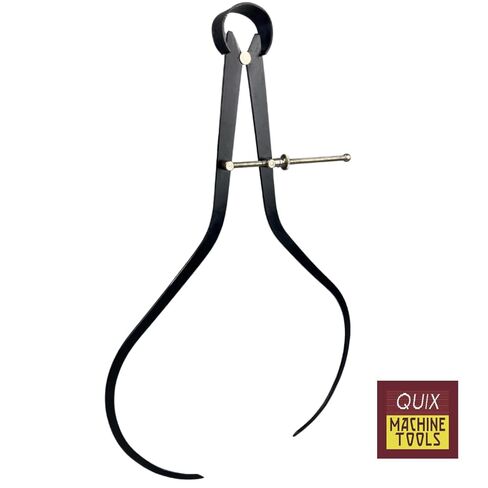 QUIX 18 بوصة (45.7 سم) فرجار خارجي من الفولاذ | هيكل فولاذي متين | قياس دقيق للمسافة أو القطر أو السُمك | مثالي للبناء والسباكة وعلم الحفريات والطب الشرعي in Saudi Arabia