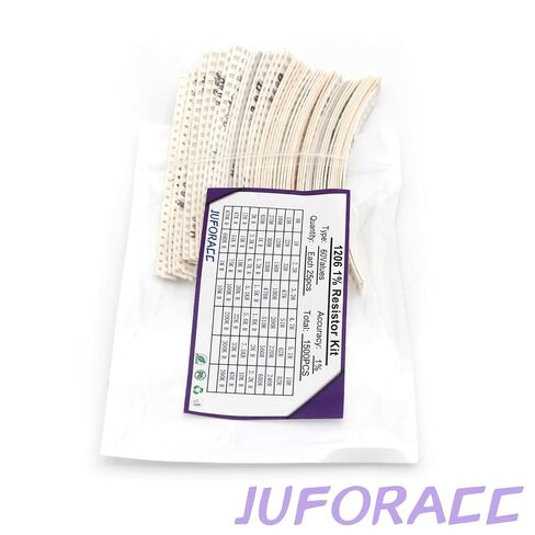 1500 قطعة 1206 مجموعة مقاومات SMD 0-10M Ω أوم 60 قيمة 1/4 واط 0.25 واط ± 1% طبقة سميكة للتسامح 0-10MR SMT مجموعة مقاومات الرقاقة in Kuwait
