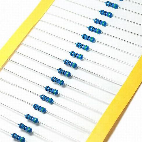 Luftschloss 50pcs 560 ohm 1/2W (0.5 Watt) ±1% Tolerance Metal Film Fixed Resistors (560Ω 560R 560ohm) in Kuwait