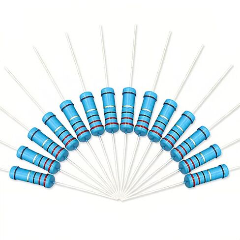 Luftschloss 50pcs 560 ohm 1/2W (0.5 Watt) ±1% Tolerance Metal Film Fixed Resistors (560Ω 560R 560ohm) in Kuwait