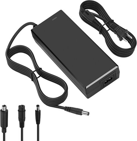UL Listed Universal 54.6V 2A Charger Compatible with 48V Lithium-ion e-Bikes and Scooters Features a 3-in-1 Plug Flexibly adapts to 2.1/2.5mm, 8mm Three-pin, and 12mm Single-pin connectors in Kuwait