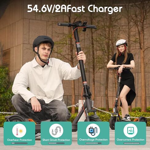 UL Listed Universal 54.6V 2A Charger Compatible with 48V Lithium-ion e-Bikes and Scooters Features a 3-in-1 Plug Flexibly adapts to 2.1/2.5mm, 8mm Three-pin, and 12mm Single-pin connectors in Kuwait