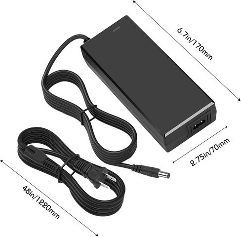 UL Listed Universal 54.6V 2A Charger Compatible with 48V Lithium-ion e-Bikes and Scooters Features a 3-in-1 Plug Flexibly adapts to 2.1/2.5mm, 8mm Three-pin, and 12mm Single-pin connectors in Kuwait