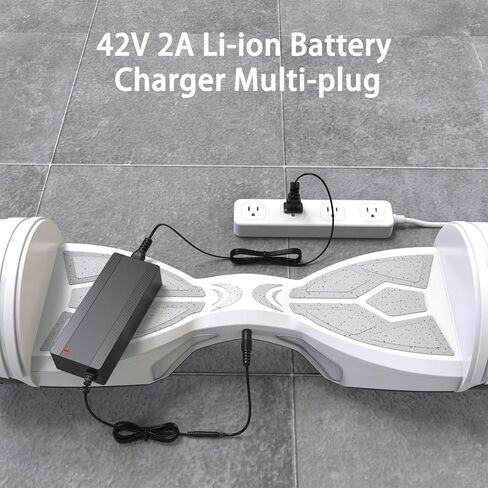 ETL معتمد 42V 2A سكوتر كهربائي وشاحن سريع لبطارية ليثيوم 36V 10S، مقابس بديلة عالمية 7 في 1 لدراجة Gotrax/Jetson/Razor/Ninebot/Segway، إلخ in Kuwait