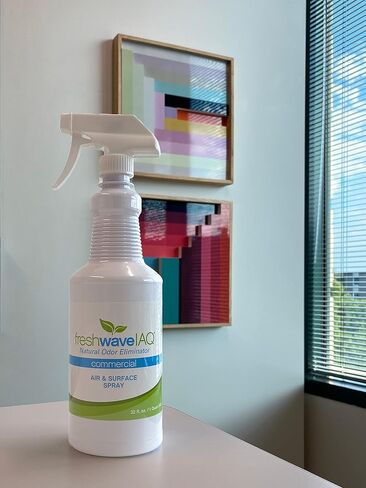 Fresh Wave IAQ Commercial Odor Eliminating Air & Surface Trigger Spray, 32 Fl. Oz. | Pack of 3 | Safer Odor Relief | Natural Plant-Based Odor Eliminator | Odor Absorber for Home or Commercial Areas in Kuwait