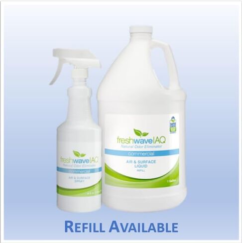 Fresh Wave IAQ Commercial Odor Eliminating Air & Surface Trigger Spray, 32 Fl. Oz. | Pack of 3 | Safer Odor Relief | Natural Plant-Based Odor Eliminator | Odor Absorber for Home or Commercial Areas in Kuwait