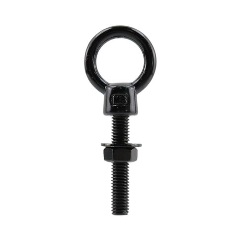 Semetall Lifting Shoulder Eye Bolts, 304 Stainless Steel Heavy Duty Eyebolt with Washers and Nuts - Corrosion Resistant Screw Bolt Lifting Ring for Indoor & Outdoor Use-Black(M8,4 Pack) in Saudi Arabia