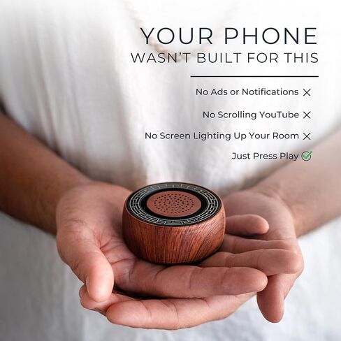 Pure Tone Therapy Sound Healing & Meditation Tool, Solfeggio Frequencies and 432Hz Miracle Tone, Continuous Play and 3-Minute Timer in Saudi Arabia