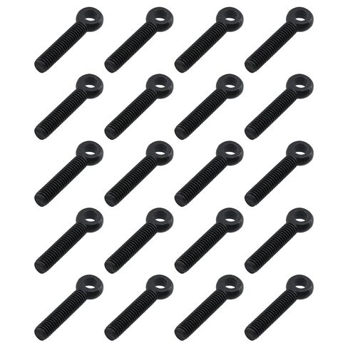 20 PCS Eye Bolt Screw,M6 x 30mm Swing Lifting Bolt Thread Machinery Shoulder Swing Lifting Eye Bolt for Home Renovation in Kuwait