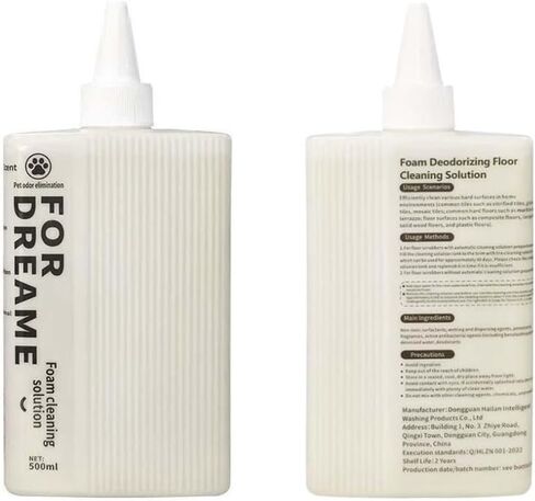 500 ML Vacuum Cleaner Pet Odor Solution. Compatible With Dreame X40 Ultra / X30 Ultra / H11 / H11 Max / H12 / H13 / H12 Pro / X20 Pro Plus / L20 Ultra(1 Pcs) in Kuwait