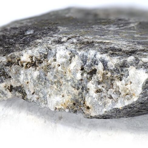 Eisco - Phyllite Metamorphic Rock Specimen 3" Hand Sample Labeled for Geology Classroom Identification and Low-Grade Metamorphism Study in Saudi Arabia