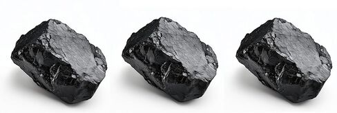 Premium Raw Anthracite Coal, Metamorphic Rock Specimens - Approx 2 Inches - Great for Science Classroom, Hand Selected - Geology or Biology Class or Lab Project - Class Pack (3 Count) in Saudi Arabia