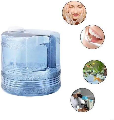54HE Ergonomic Handle Water Distiller Replacement Bottle Easy To Clean Distilled Machine Container for Home and Office stability(Plastic water bucket) in Saudi Arabia