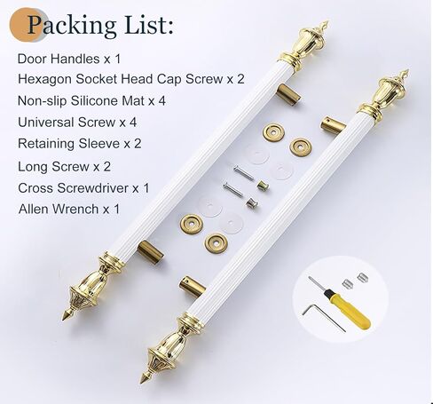 Double-Sided Push Pull Door Handle for Shower, Home, Office & Commercial Sliding Doors - Durable and Stylish Hardware in Kuwait