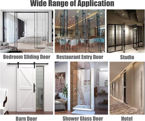 Arc Grab Bar Door Pull Handle for Swing Doors, Durable Aluminum Construction for Secure Entry in Commercial and Public Spaces in Kuwait