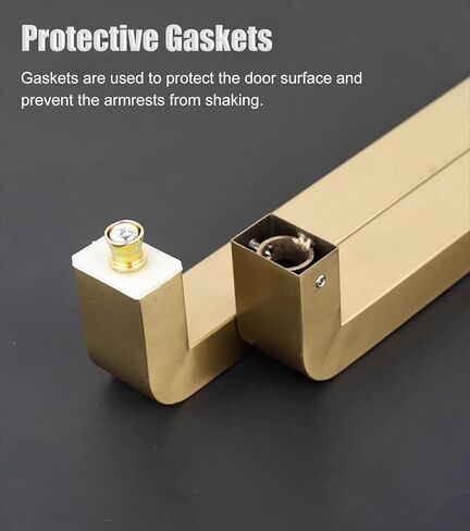 Commercial Push Pull Door Handle - Durable Double Sided Square Bar Pull for Glass and Swing Doors in Kuwait