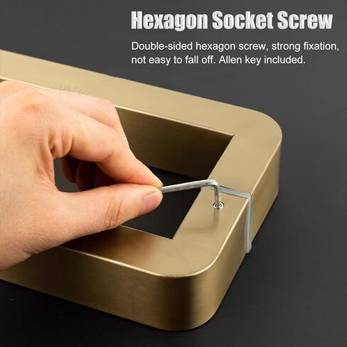 Commercial Push Pull Door Handle - Durable Double Sided Square Bar Pull for Glass and Swing Doors in Kuwait