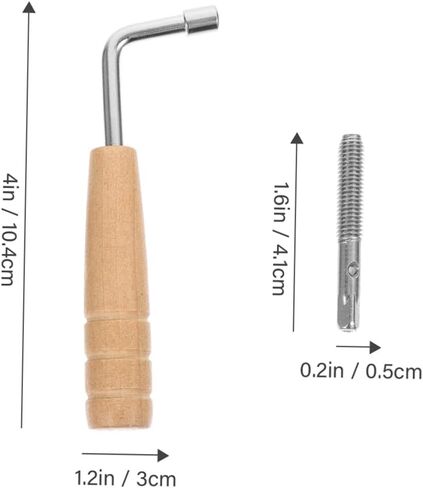 BESPORTBLE 1Set Lyre Harp String Nails with Tuning Wrench Professional Lyre Pin Nail for String Instrument Parts Durable Harp Tuning Tool for Musicians for Lyre Players in Saudi Arabia