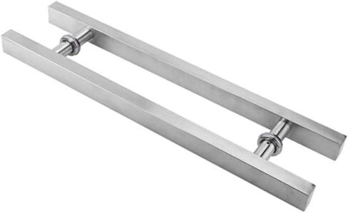 Stainless Steel Double Side Bar Handle for Glass Doors Square Shop Push Pull Handle Ideal for Hotel Home Office and Store Use Gold Finish 1400mm Center Hole in Kuwait