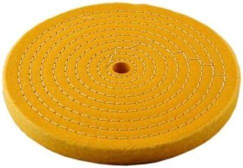 Enkay Treated Cotton 8" (50 Ply) Coarse Buffing Wheel, 5/8" Hole, For Use With Polishing Compounds in Kuwait