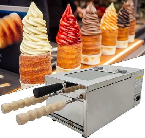 صانع فرن الخبز على شكل كعكة المدخنة، فرن التوست، صانع الآيس كريم الكهربائي التجاري، صانع اللفائف على شكل كعكة المدخنة-220 in Saudi Arabia