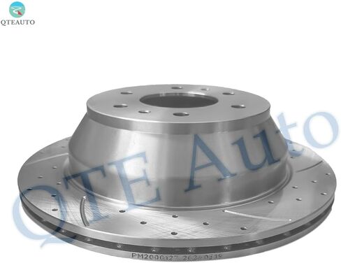 PM Auto Set of 4 Front 305mm-Rear 325mm Drilled Slotted Brake Disc Rotors Replacement For 2005 Saab 9-7X Linear in Saudi Arabia