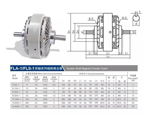 FL100A-1 قابض مسحوق مغناطيسي ثنائي المحور 10 كجم in Saudi Arabia