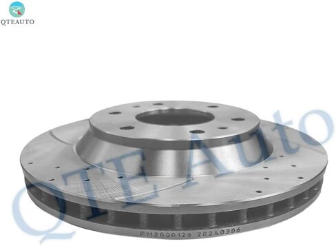 PM Auto Front 305mm Drilled Slotted Brake Disc Rotors Replacement For 2005 Saab 9-7X Linear in Saudi Arabia