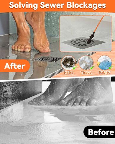 11in1 مجموعة ثعابين الصرف مع خطاف تنظيف المجاري المغناطيسي 24 بوصة ، أداة تصريف الأفعى 25 بوصة ، صرف سعة 34 بوصة الصلب ، فرشاة تصريف الأنبوب 59 بوصة ، فرشاة تنظيف 18 بوصة للمرحاض ، بالوعة المطبخ in Kuwait