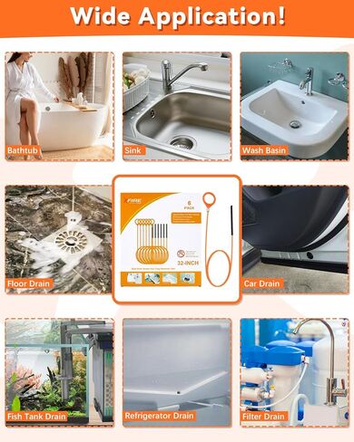 11in1 مجموعة ثعابين الصرف مع خطاف تنظيف المجاري المغناطيسي 24 بوصة ، أداة تصريف الأفعى 25 بوصة ، صرف سعة 34 بوصة الصلب ، فرشاة تصريف الأنبوب 59 بوصة ، فرشاة تنظيف 18 بوصة للمرحاض ، بالوعة المطبخ in Kuwait