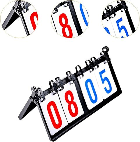 Portable Flip Scoreboard 4 Digit Manual for Football Basketball in Kuwait