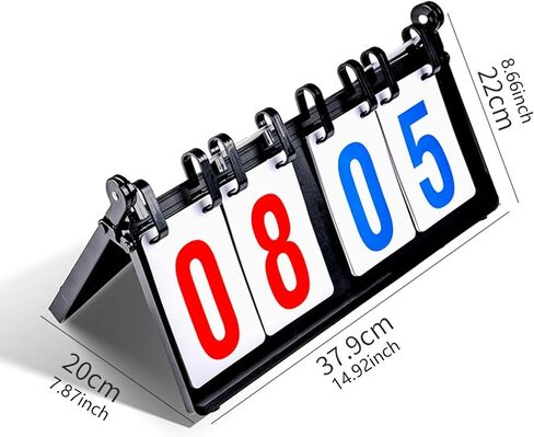 Portable Flip Scoreboard 4 Digit Manual for Football Basketball in Kuwait