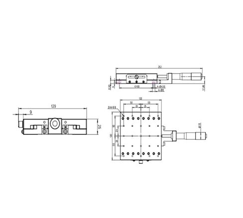 الدقة XY المرحلة LSD-120401CL دليل الموضع المركزي الضبط الدقيق الأصلي in Kuwait