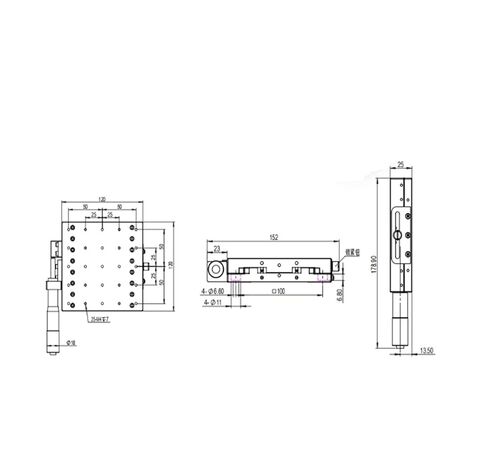 الدقة XY المرحلة LSD-120401L الوضع الأيسر دليل الضبط الدقيق الأصلي in Kuwait