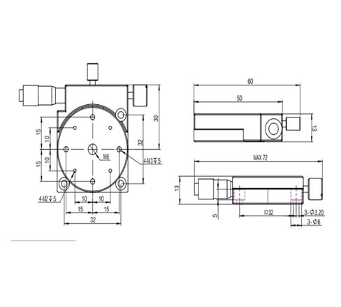 طاولة إمالة دوارة دقيقة LSD-SP-4010R منصة زاوية دقيقة أصلية in Kuwait