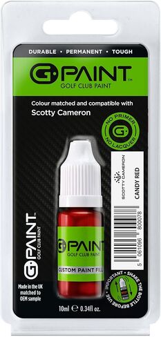 Scotty CAM Putter Touch-Up Paint - Candy RED - Customize or Repair Your Putter - 10ml Bottle - Fix Chips & Scratches - Scotty CAM Touch Up Paint in Kuwait