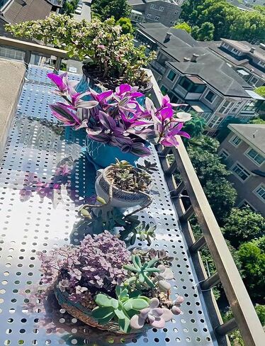 Stainless Steel Perforated Sheet - Anti-Theft Balcony Protection, Leak-Proof Window Pads (70x300cm) - Durable Metal Mesh for Safety and Ventilation in Kuwait